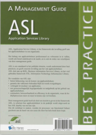 ASL, Application Services Library - Management Guide application services library , Remko van der Pols Serie: Best Practice