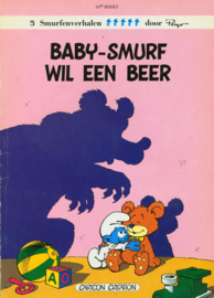 Baby-smurf wil een beer SMURFEN (LOMBARD)016 , Peyo