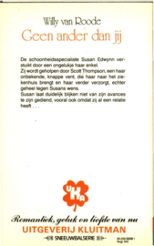 Geen ander dan jij, W, van Roode
