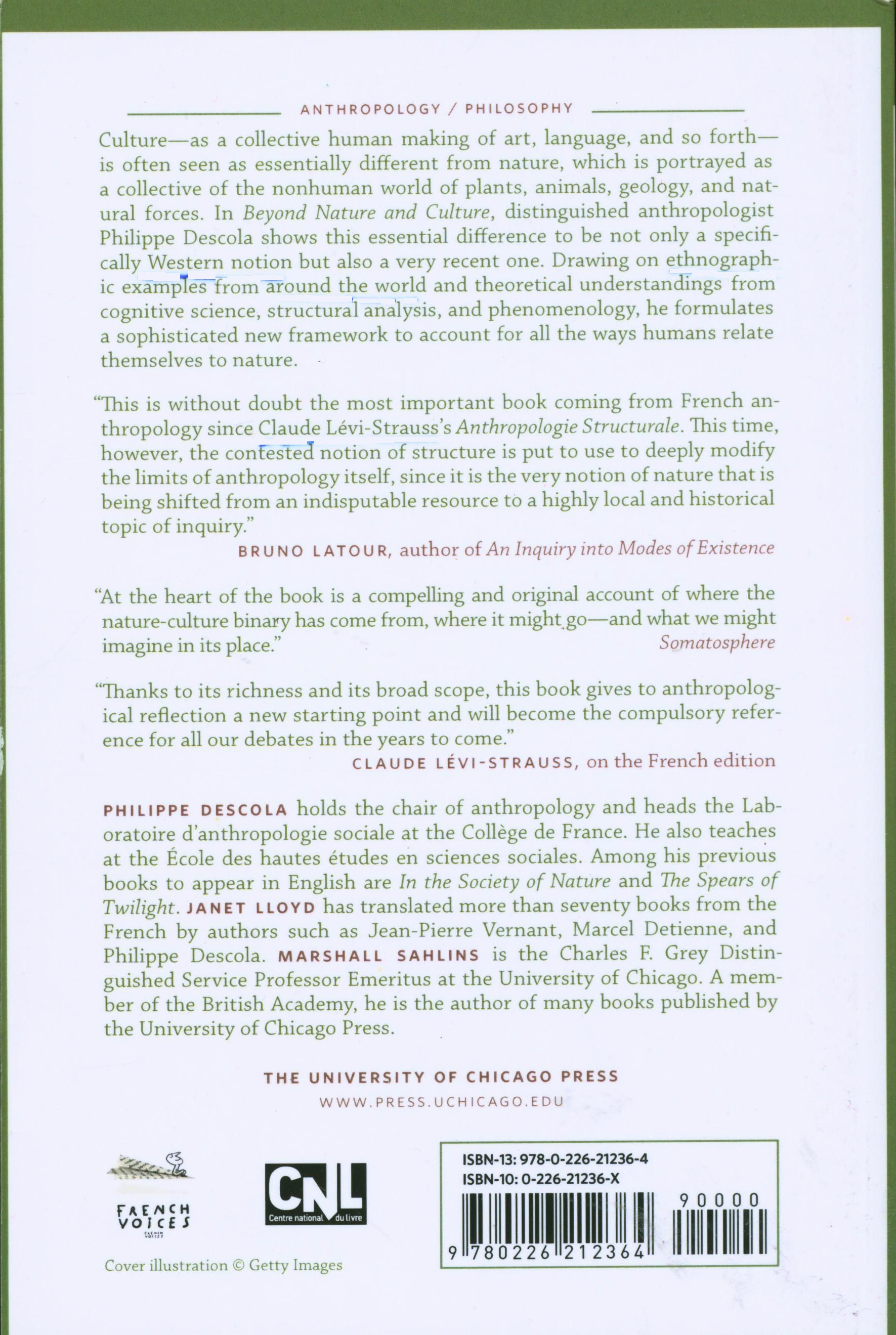 Beyond Nature and Culture ,  Philippe Descola