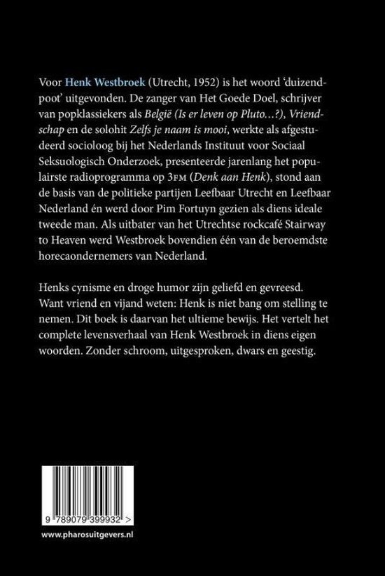 HENK het levensverhaal van Henk Westbroek ,  Martin Groenewold