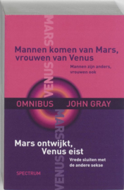 Mannen komen van Mars, vrouwen van Venus/Mars ontwijkt, Venus eist Mannen zijn anders, vrouwen ook/vrede sluiten met de andere sekse , John Gray