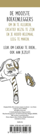 De mooiste kleurboekenleggers om in te kleuren - Katten De mooiste - boekenleggers - om zelf in te kleuren