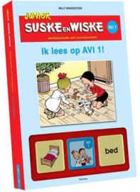 Junior Suske en Wiske - Ik lees op AVI 1 verhalenboek met woordjesmemo , Willy Vandersteen Serie: Junior Suske En Wiske