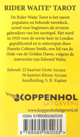 Rider waite tarot nederl ed 600 Nederlandse editie , Pamela Colman Smith