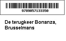 De terugkeer van Bonanza , Herman Brusselmans
