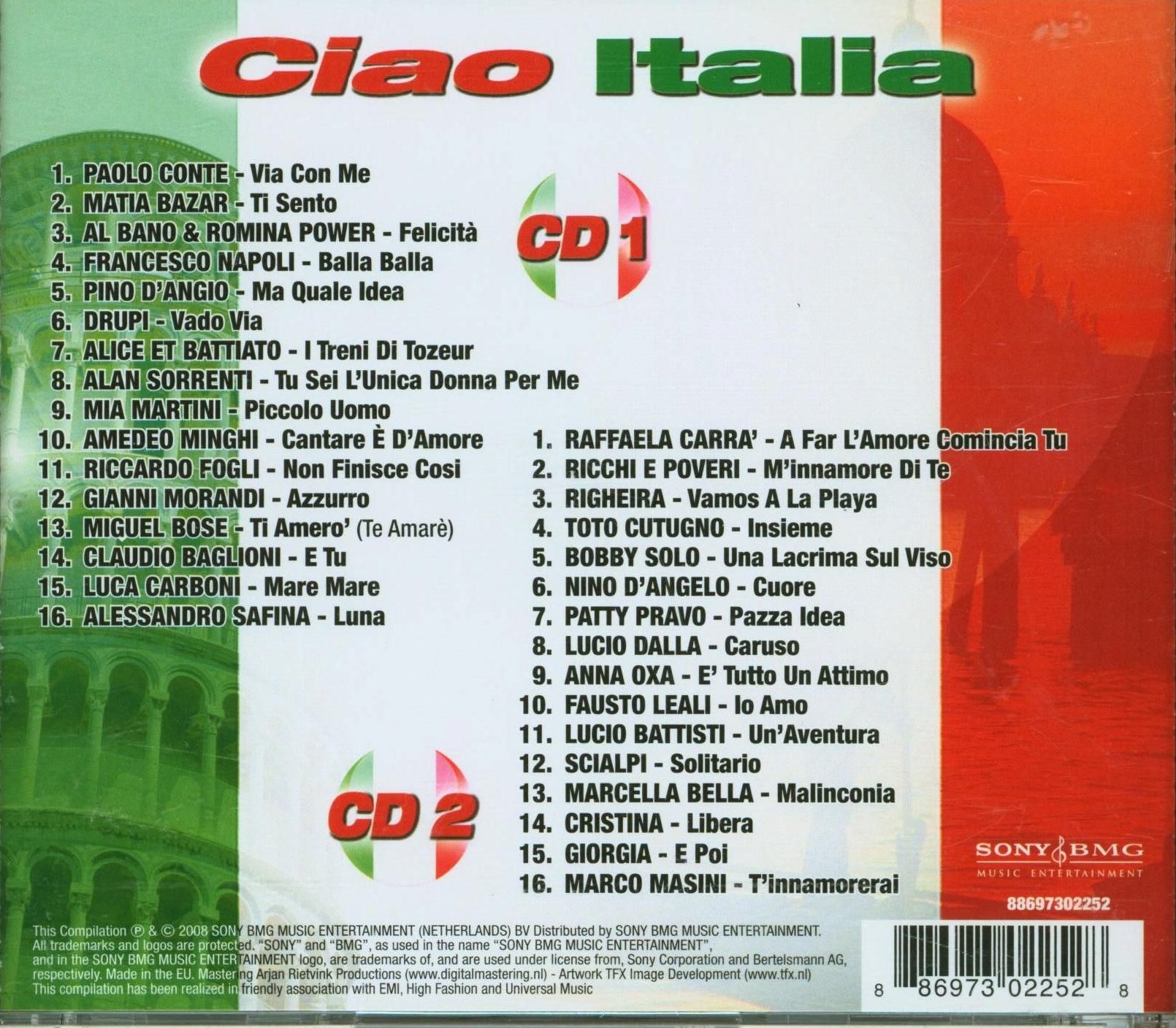 Various Artists - Ciao Italia (2 CD) ,  various artists