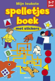 Mijn leukste spelletjesboek / 5-7 jaar met stickers
