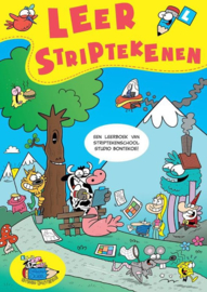 Leer striptekenen een leerboek van striptekenschool studio Bontekoe , Gerben Bontekoe