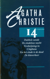 14E Agatha Christie Vijfling bevat: Dubbele ronde ; De eindeloze nacht ; Verdwijning in Clapham ; En het einde is de dood ; De klaverheer , Agatha Christie