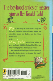 Boy and Going Solo Tales of Childhood , Roald Dahl
