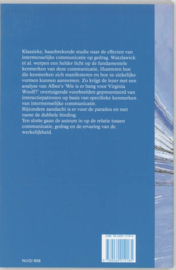 De pragmatische aspecten van de menselijke communicatie - Sociale bibliotheek -   , P. Watzlawick  Serie: Sociale Bibliotheek