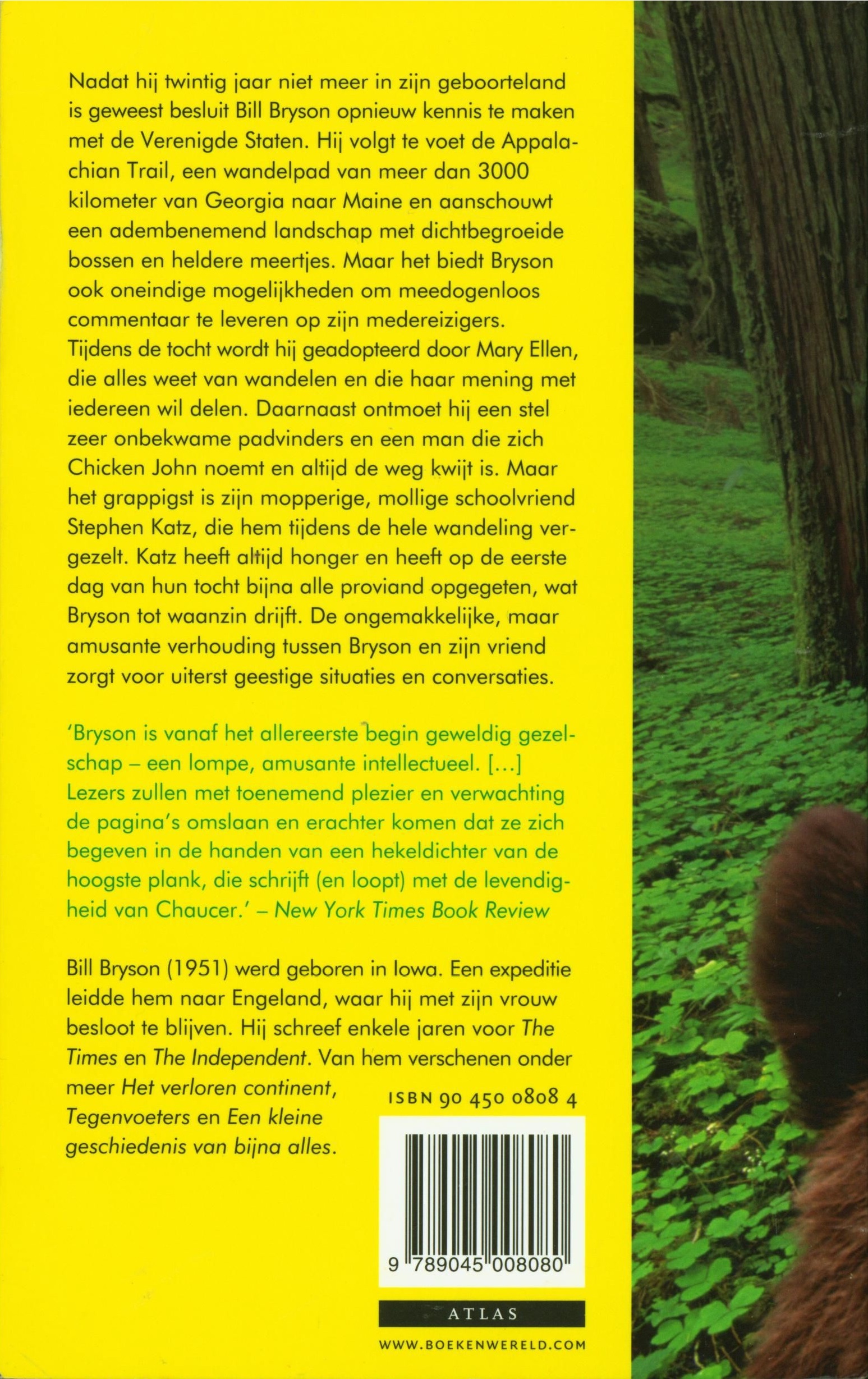 Terug In Amerika, Een Voettocht Door De Appalachen Twee Continenten Beschreven Met De Onnavolgbare Humor Van Bill Bryson , Bill Bryson