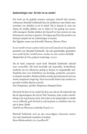 Tot hier en nu verder! hoe succesvolle mensen nog succesvoller worden , Marshall Goldsmith