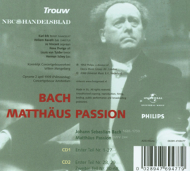 Bach: Matthäus Passion - Willem Mengelberg