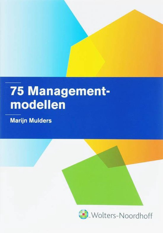 75 Managementmodellen , Marijn Mulders