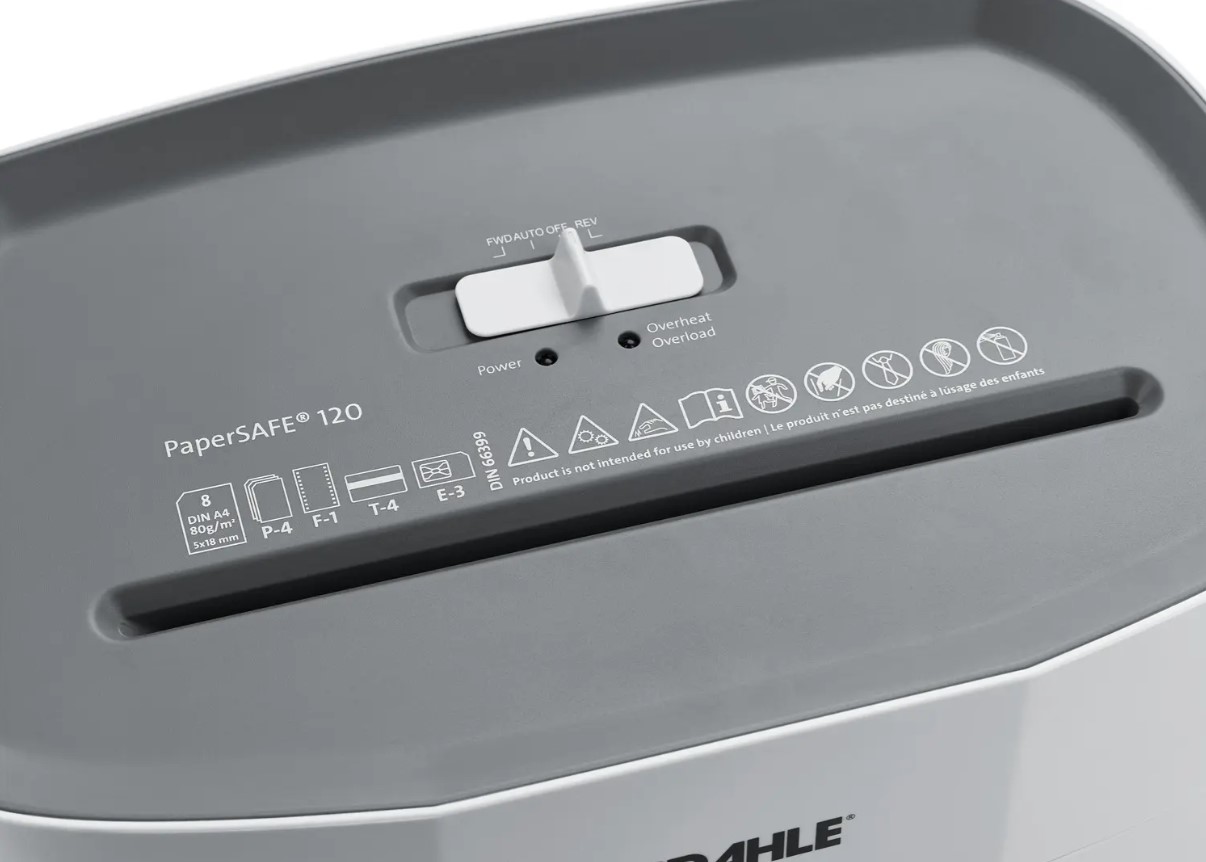 Papiervernietiger DAHLE PaperSAFE® PS 120 CC 5x18mm P-4/P4