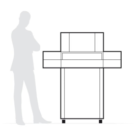 Papiervernietiger IDEAL 4108 CC 4x40 mm Auto-Oil P-4/P4