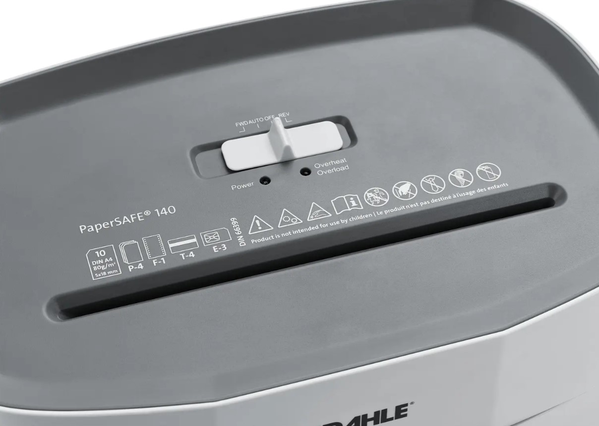 Papiervernietiger DAHLE PaperSAFE® PS 140 CC 5x18mm P-4/P4