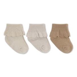 Konges Slojd | 3 Pack Lace Socks | Tuscany