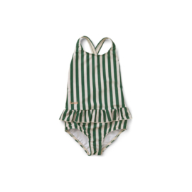 Liewood | Amara swimsuit | Stripe Garden Green / Sandy