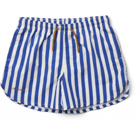 Liewood | Aiden Board Shorts | Stripe Surf Blue Creme De La Creme