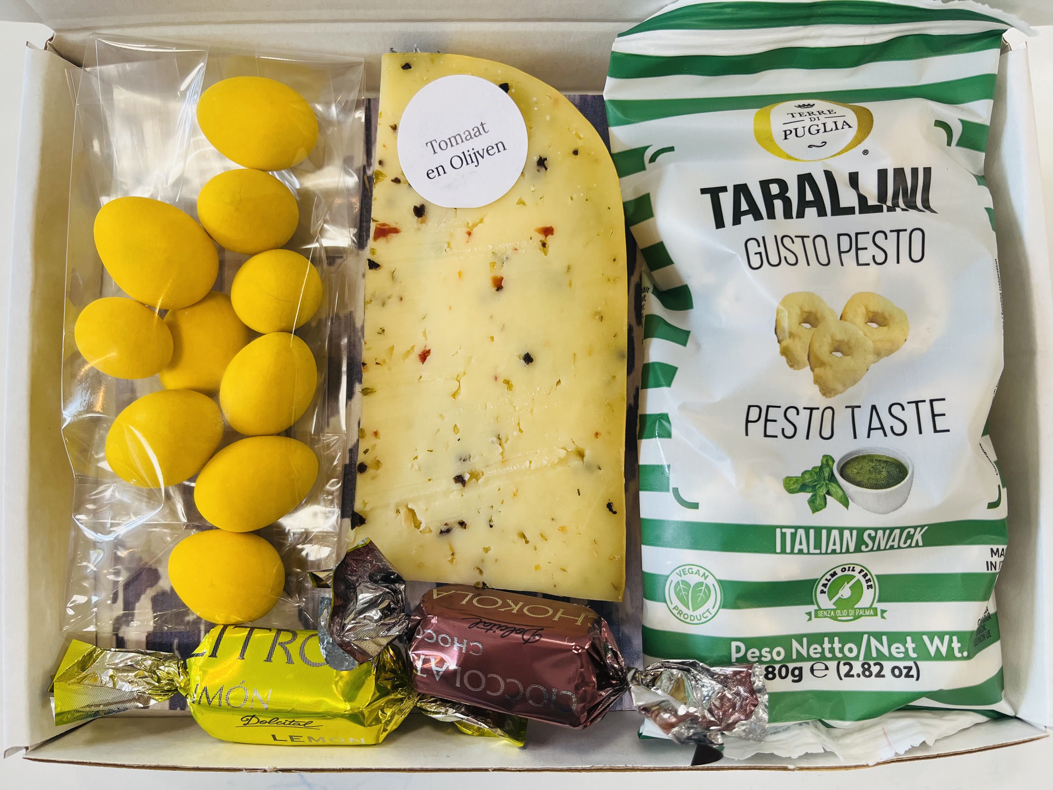Antipasti door de bus.