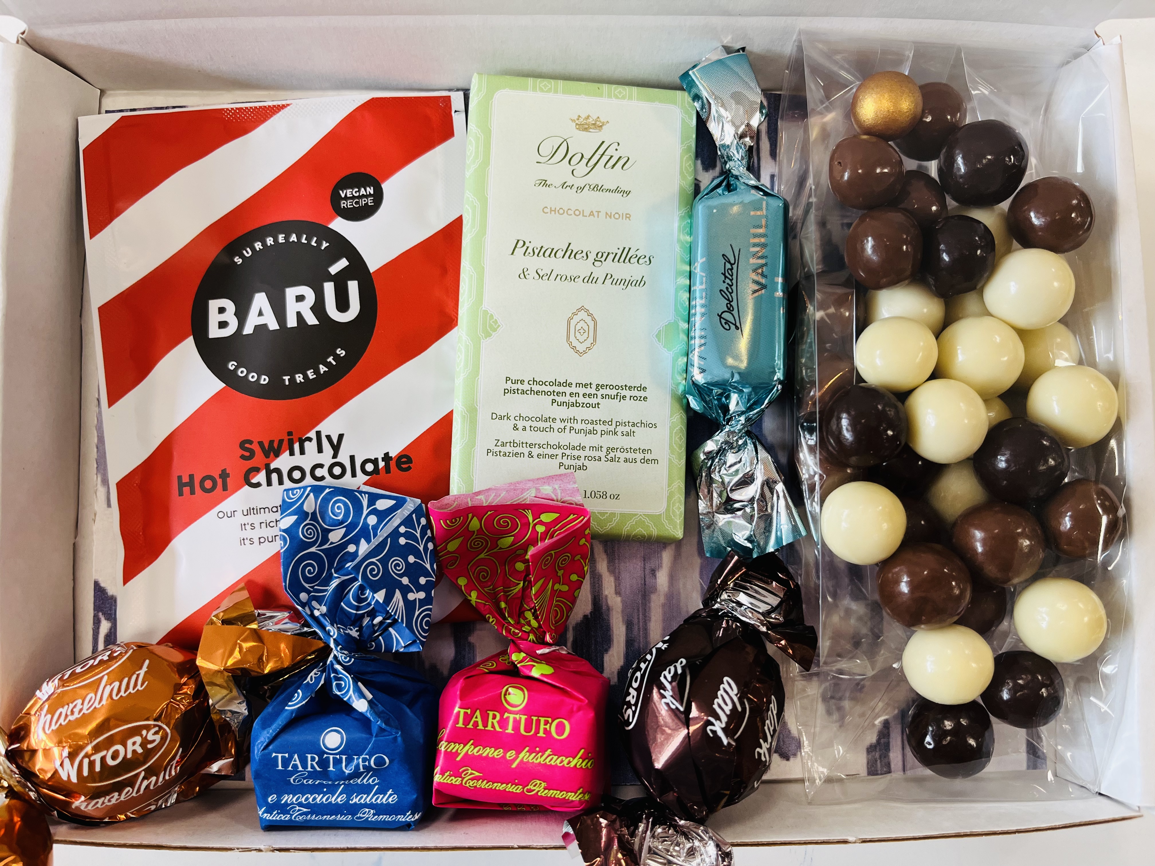 Chocolade verwen pakketje