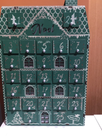 Houten adventskalender