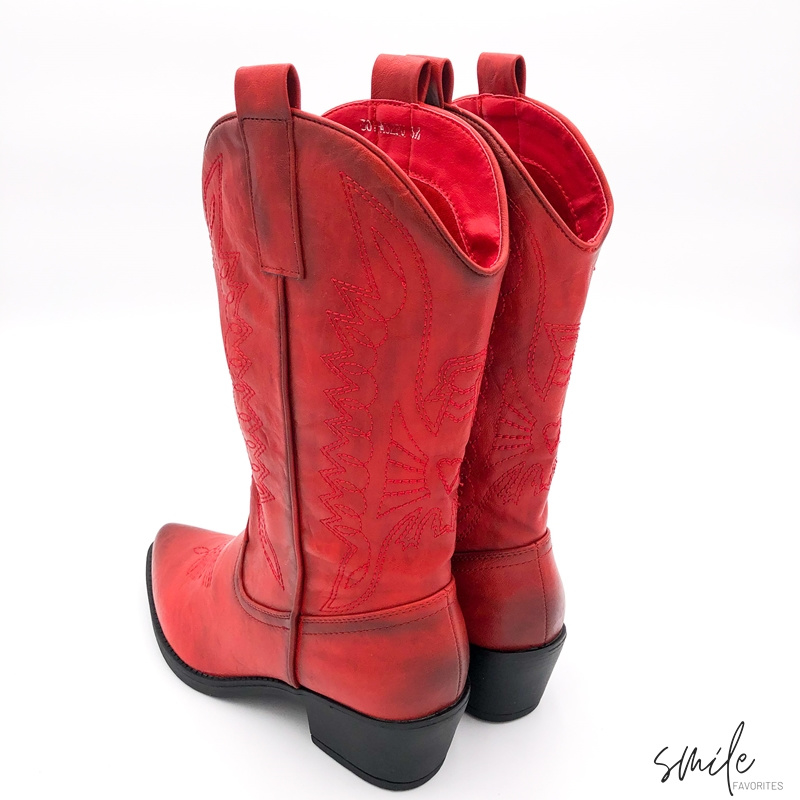 Musthave Dames Cowboy boots Rood Western Laarzen Musthave Dames Cowboy boots Rood Western Laarzen