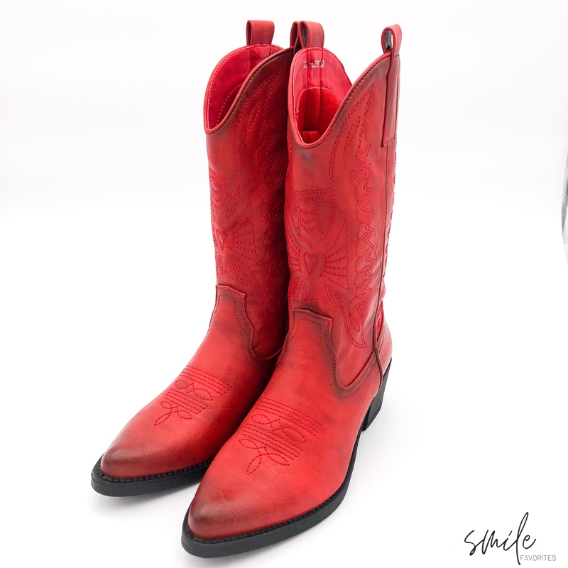 Musthave Dames Cowboy boots Rood Western Laarzen Musthave Dames Cowboy boots Rood Western Laarzen