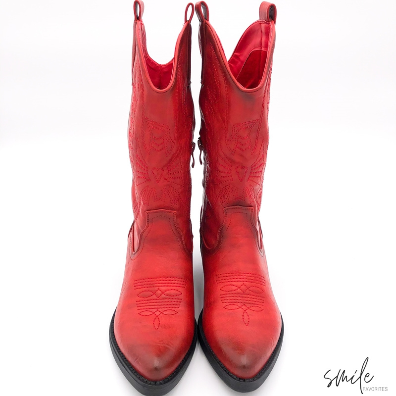 Musthave Dames Cowboy boots Rood Western Laarzen Musthave Dames Cowboy boots Rood Western Laarzen