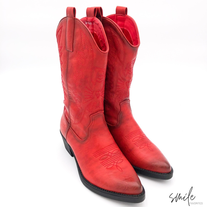 Musthave Dames Cowboy boots Rood Western Laarzen Musthave Dames Cowboy boots Rood Western Laarzen
