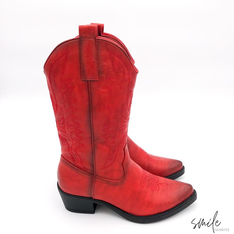 Musthave Dames Cowboy boots Rood Western Laarzen Musthave Dames Cowboy boots Rood Western Laarzen