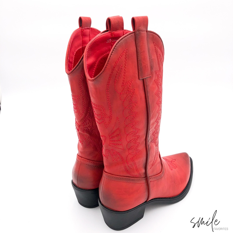 Musthave Dames Cowboy boots Rood Western Laarzen Musthave Dames Cowboy boots Rood Western Laarzen