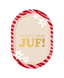 De liefste juf | kaart