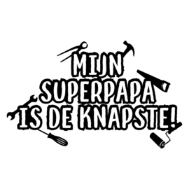 Knapste superpapa | DIY-vaderdag stickers