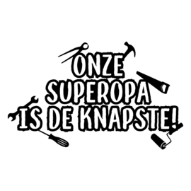 Knapste superopa | DIY-stickers vaderdag