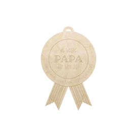 De beste papa (of opa) dat ben jij! | medaille