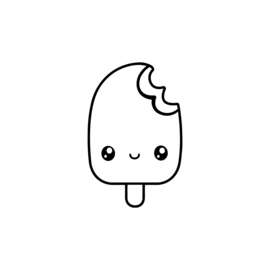 Kawaii - ijsje | strijkapplicatie