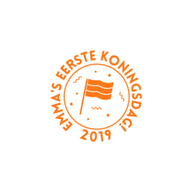 Eerste Koningsdag! | strijkapplicatie