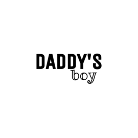Daddy's boy | strijkapplicatie