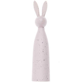 Houten haasje staand | roze