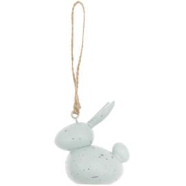 Houten haasje hangend | mint