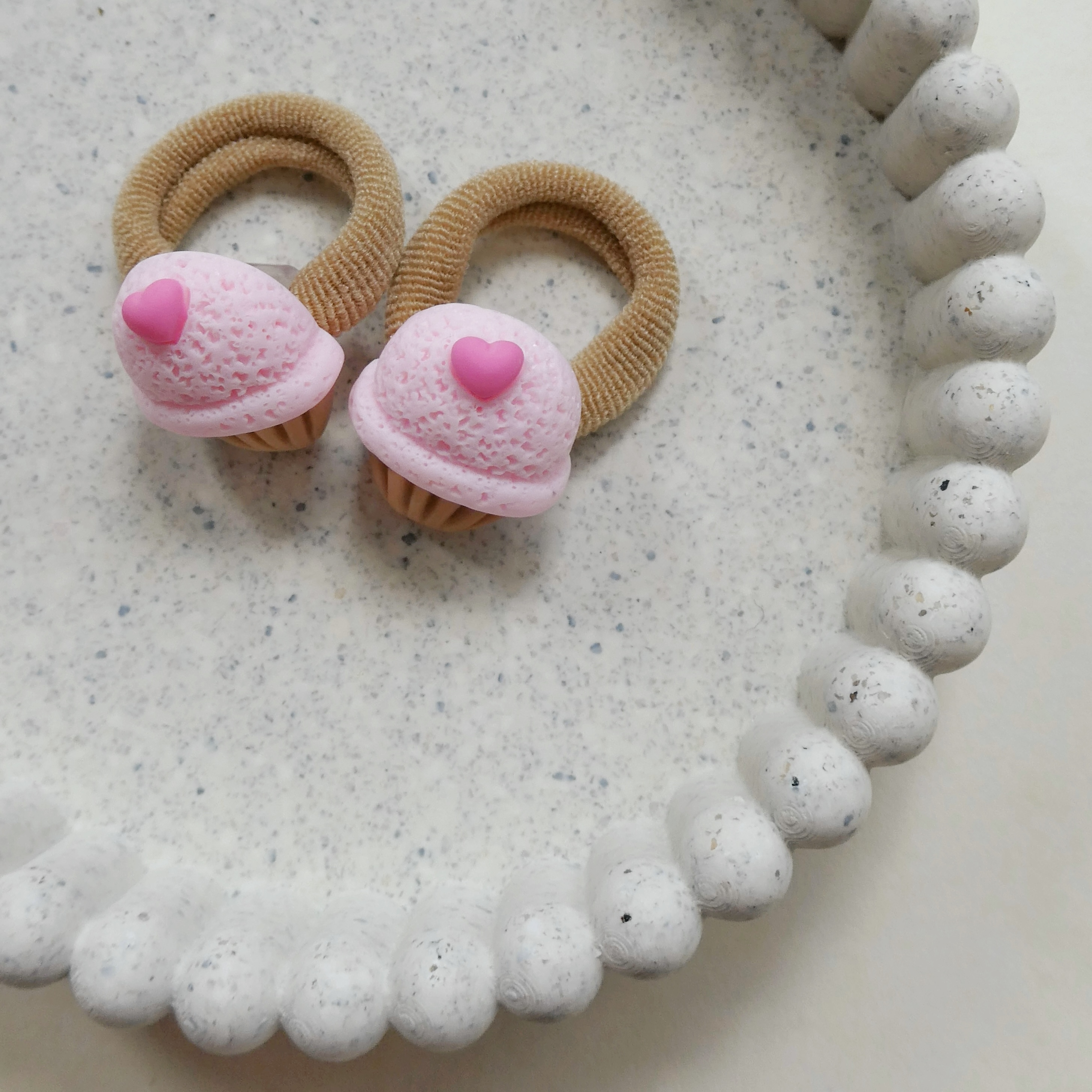 Cupcake - haarelastiekjes