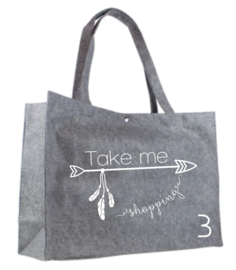 Take me shopping | vilten tas