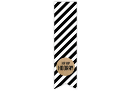 Hip hip hooray label | sticker