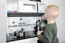 One day ... | keukensticker