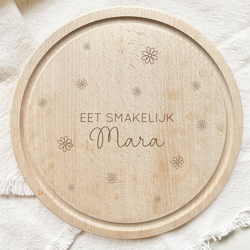 Ontbijtplankje madeliefjes