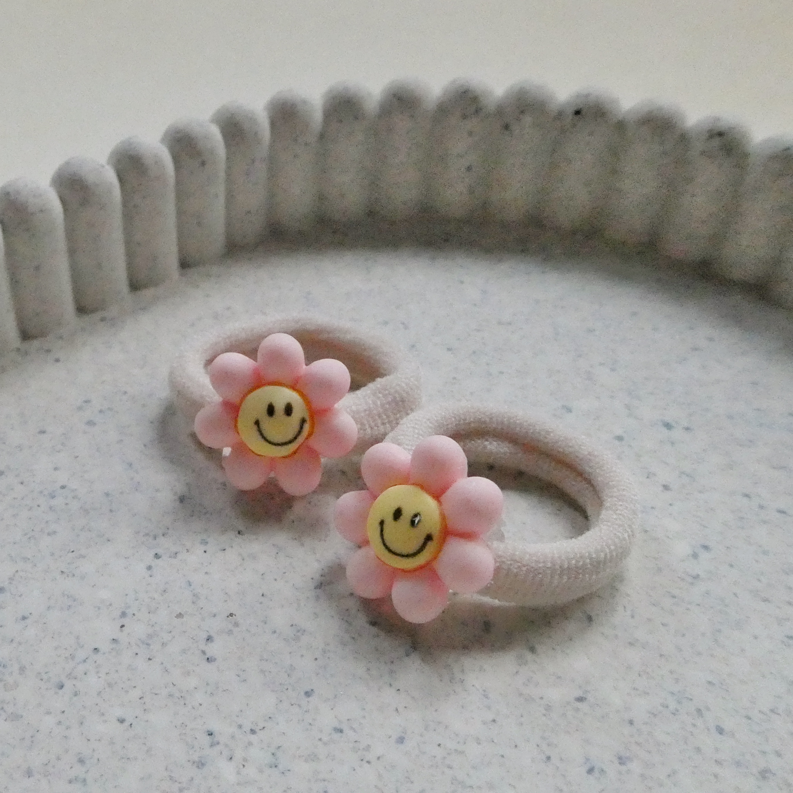 Happy flowers - haarelastiekjes